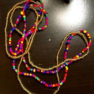 Set (2) waistbeads handmade